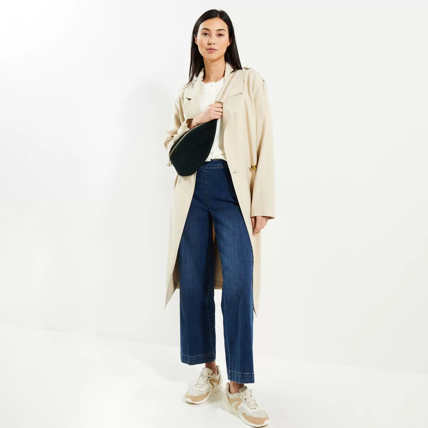 Grain de Malice Trench Fluide Femme- Manteaux