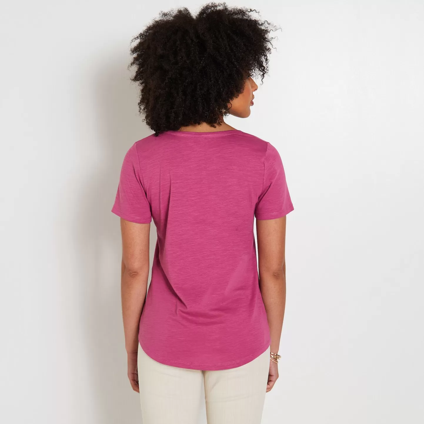 Grain de Malice Tshirt Basique Col V Femme- T-Shirts & Tops