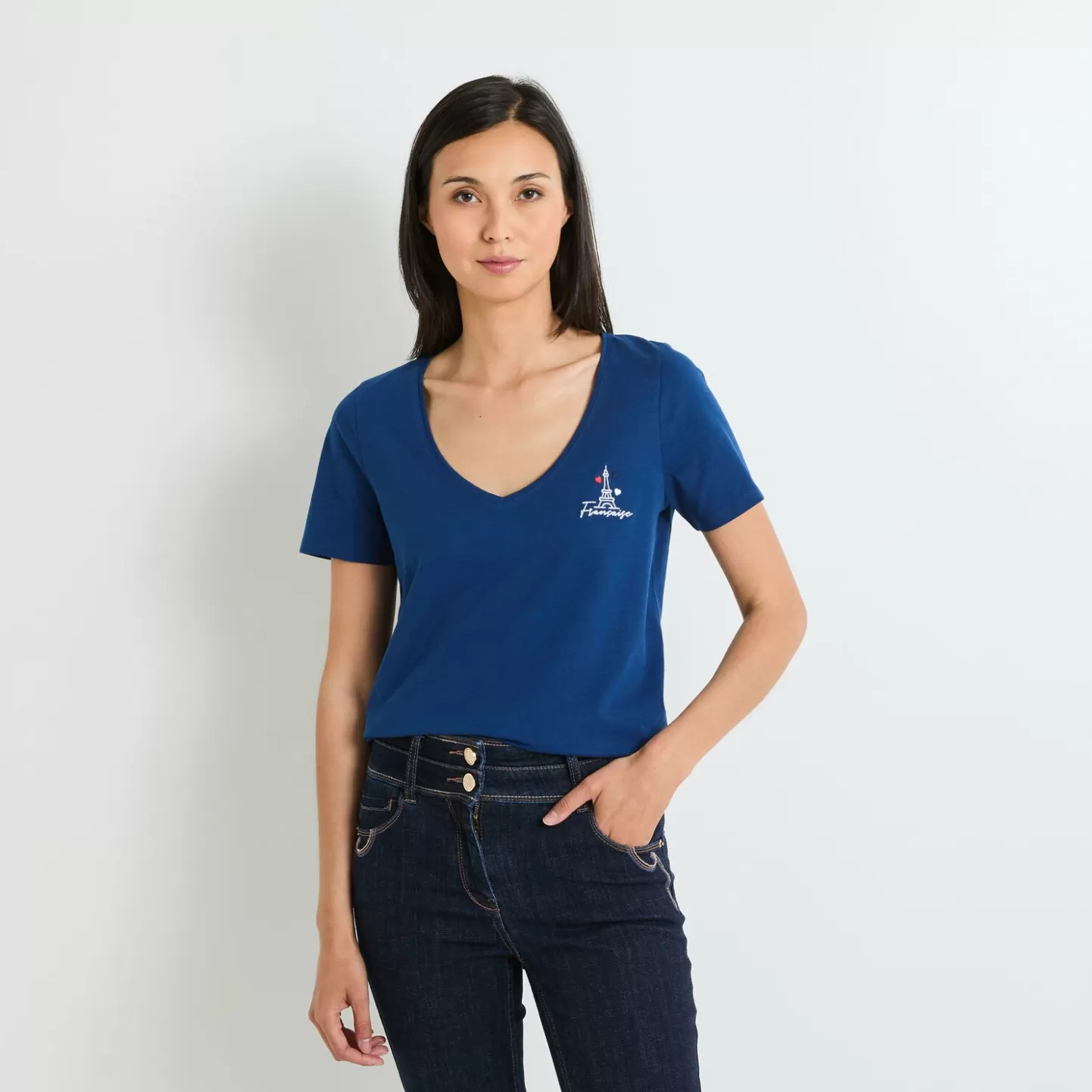 Grain de Malice Tshirt Broderie Femme- T-Shirts & Tops