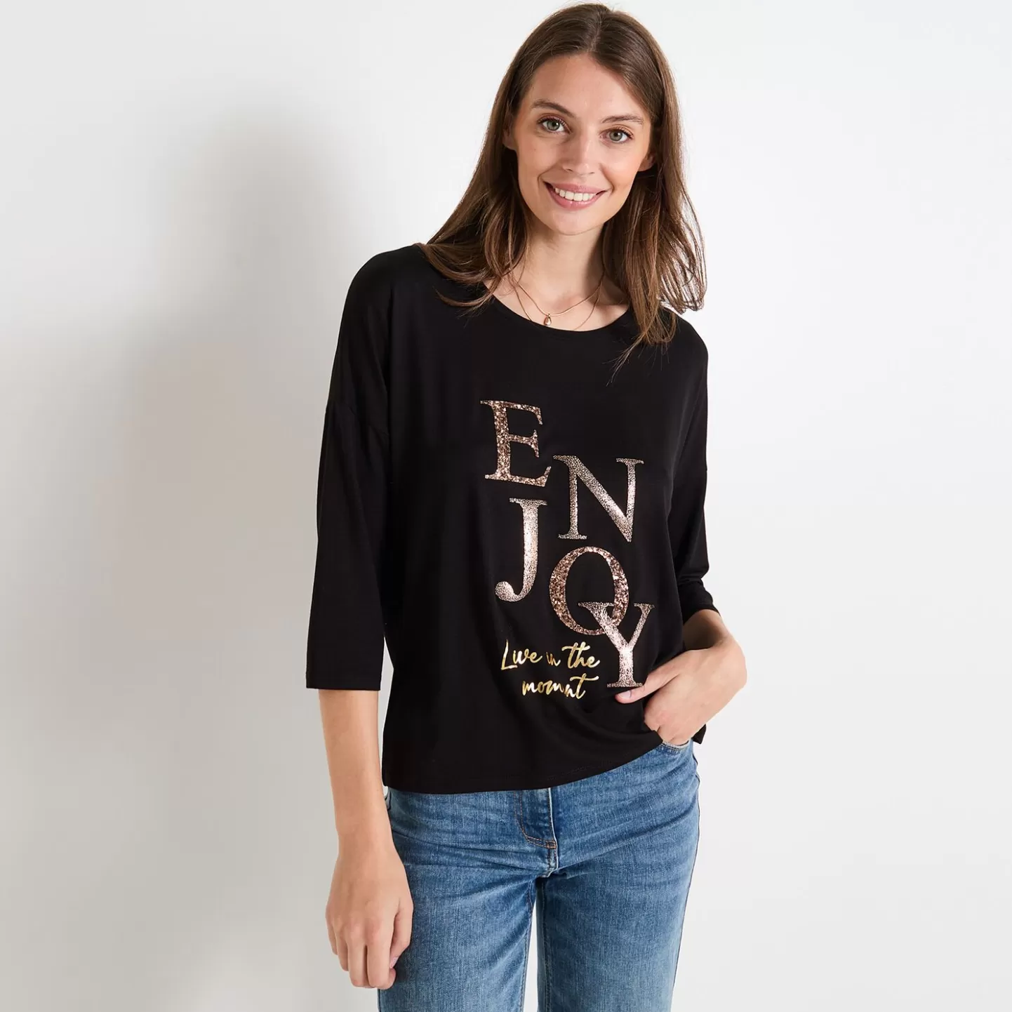 Grain de Malice T-shirt Col Bateau Femme- T-Shirts & Tops