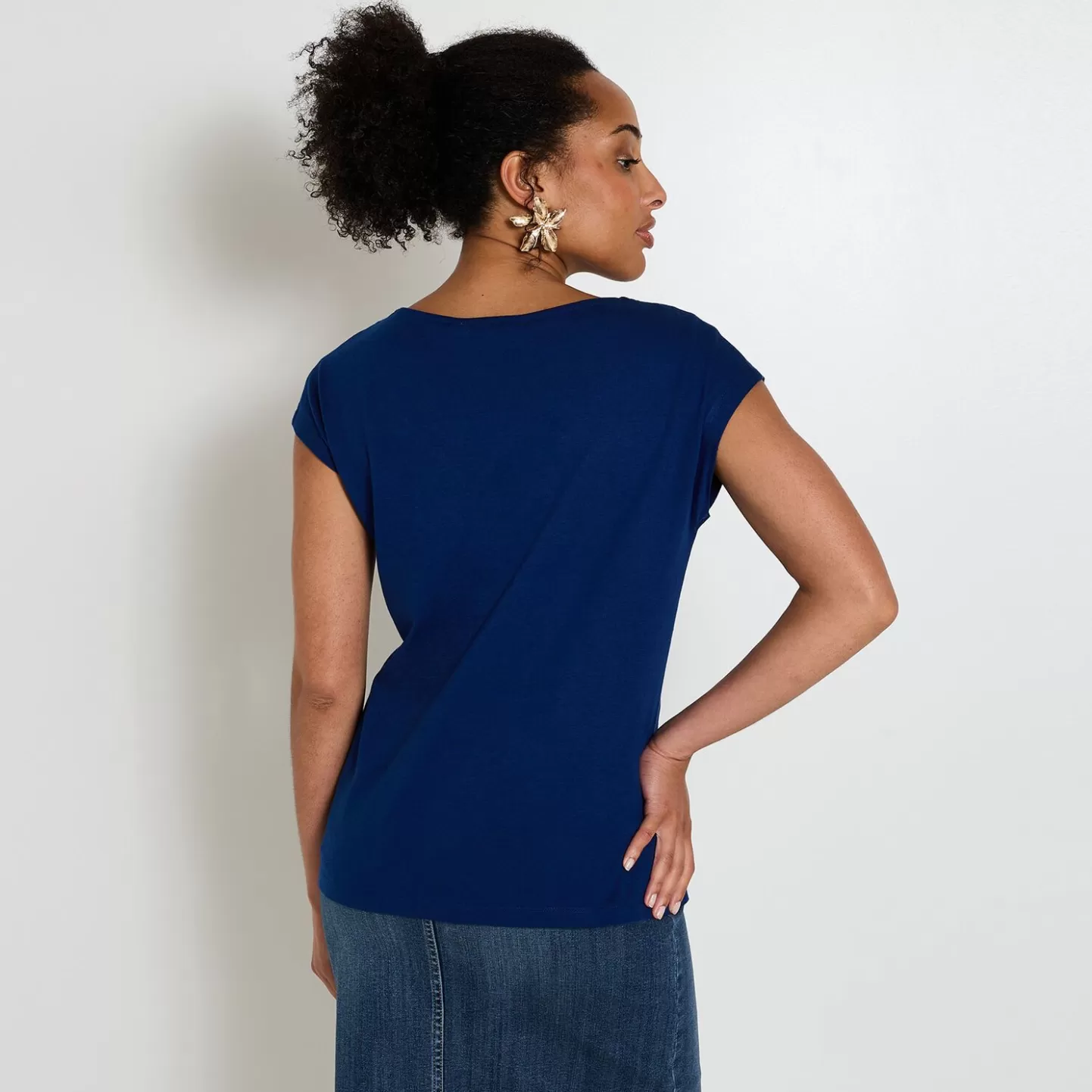 Grain de Malice Tshirt Col V Femme- T-Shirts & Tops