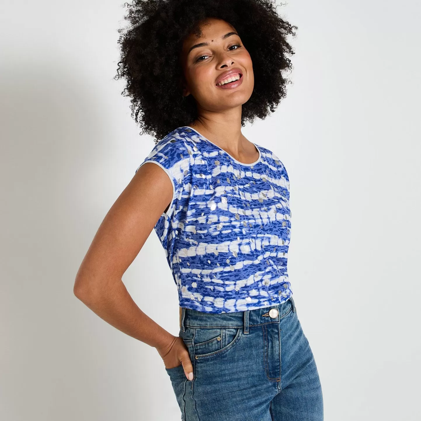 Grain de Malice Tshirt Imprimé Femme- T-Shirts & Tops