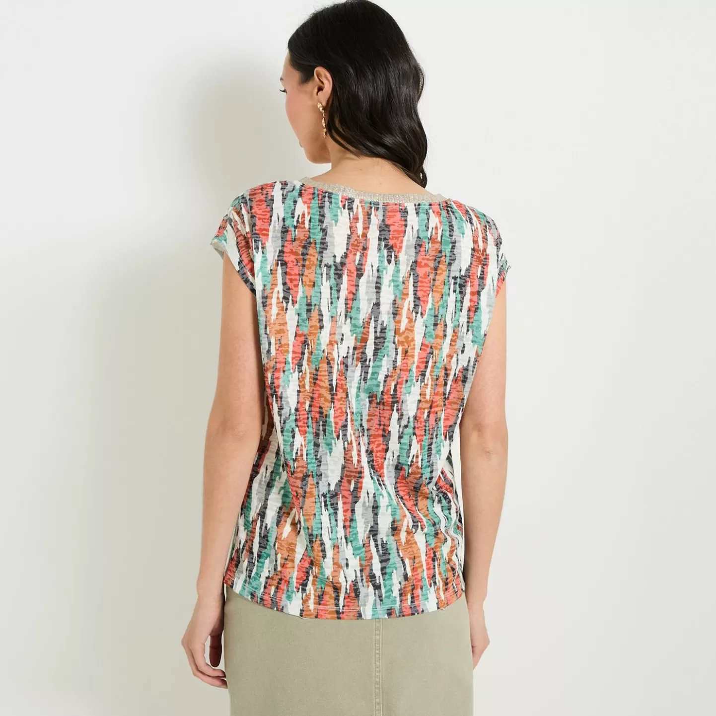Grain de Malice Tshirt Imprimé Femme- T-Shirts & Tops