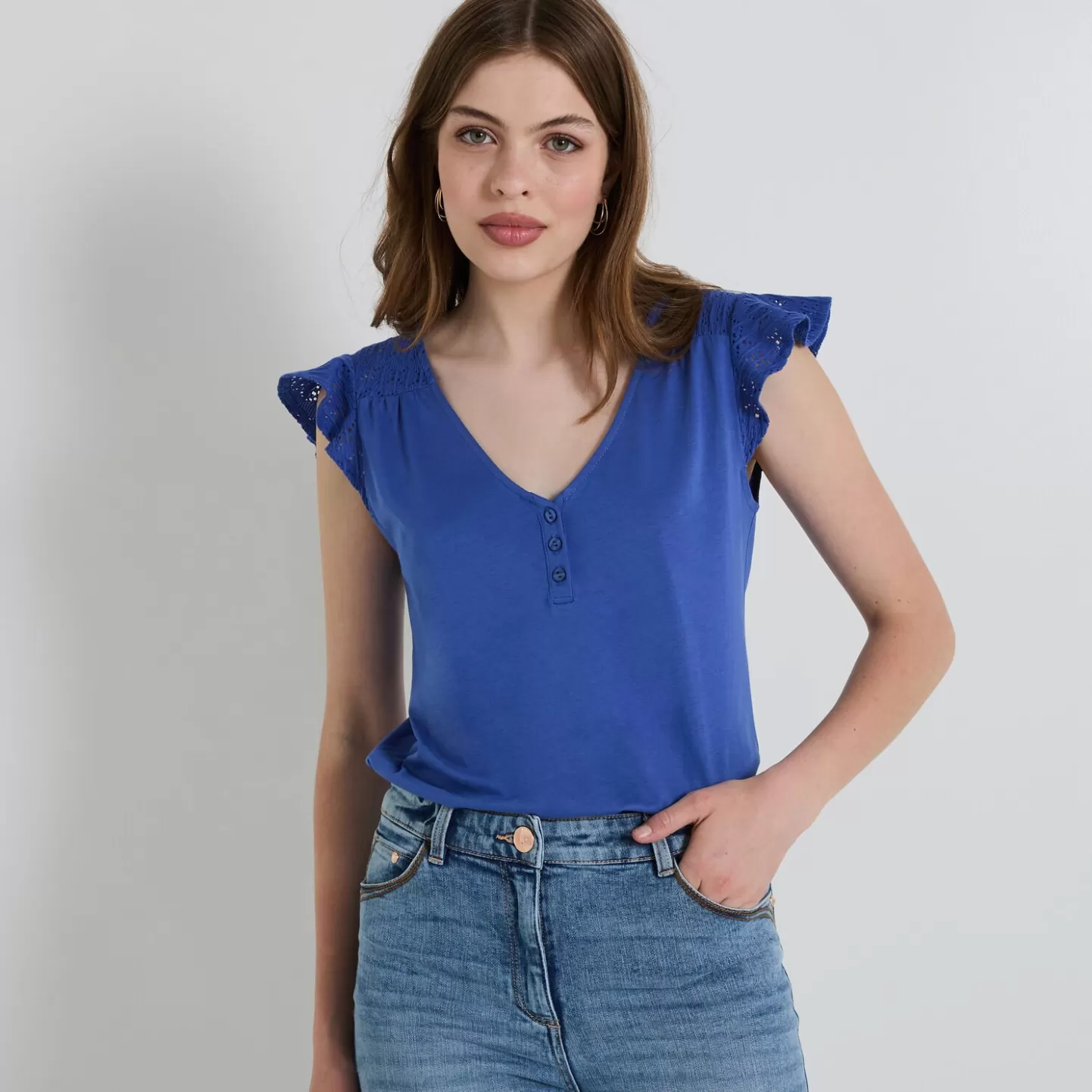 Grain de Malice Tshirt Manches Courtes Femme- T-Shirts & Tops