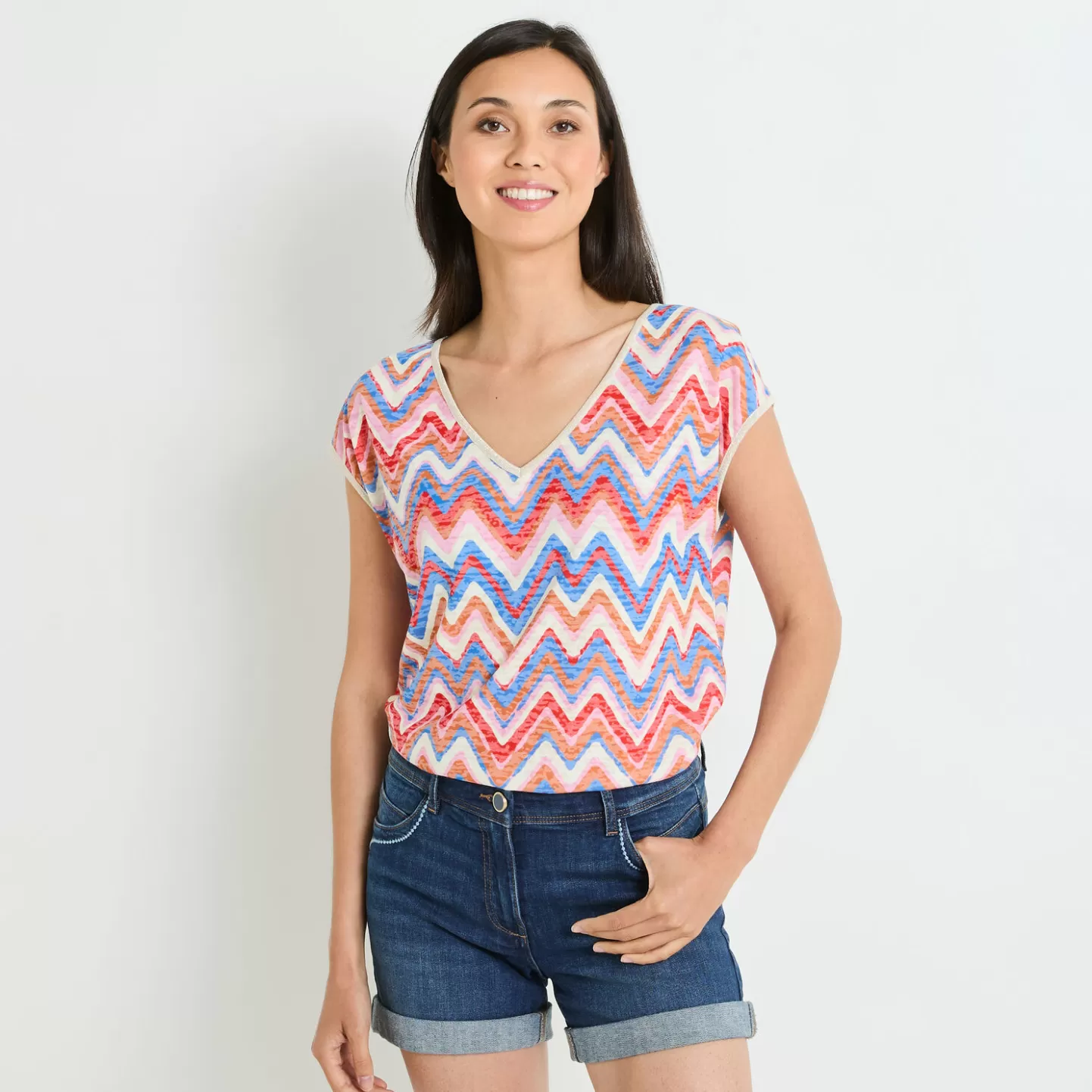 Grain de Malice Tshirt Manches Courtes Femme- T-Shirts & Tops