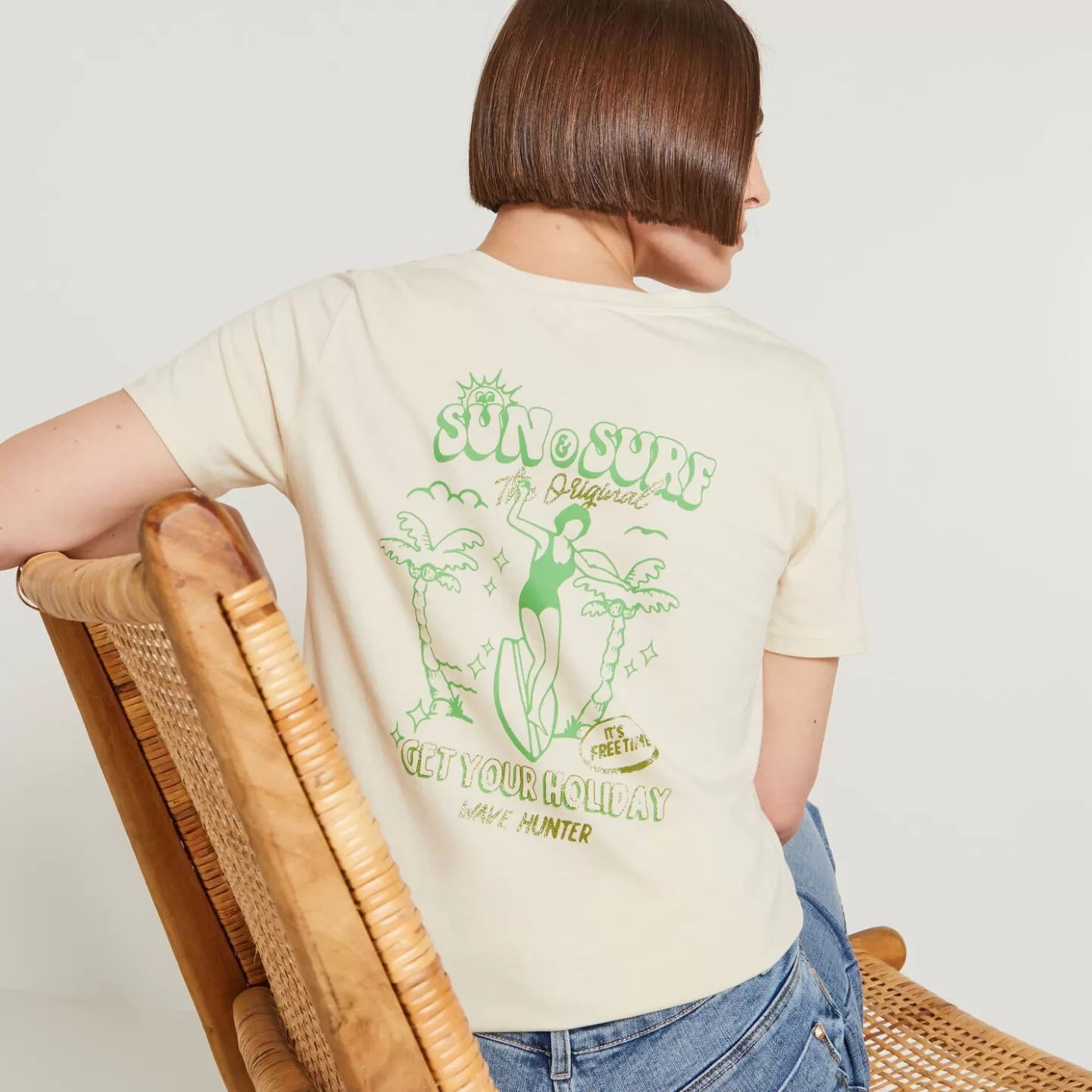 Grain de Malice Tshirt Manches Courtes Femme- T-Shirts & Tops
