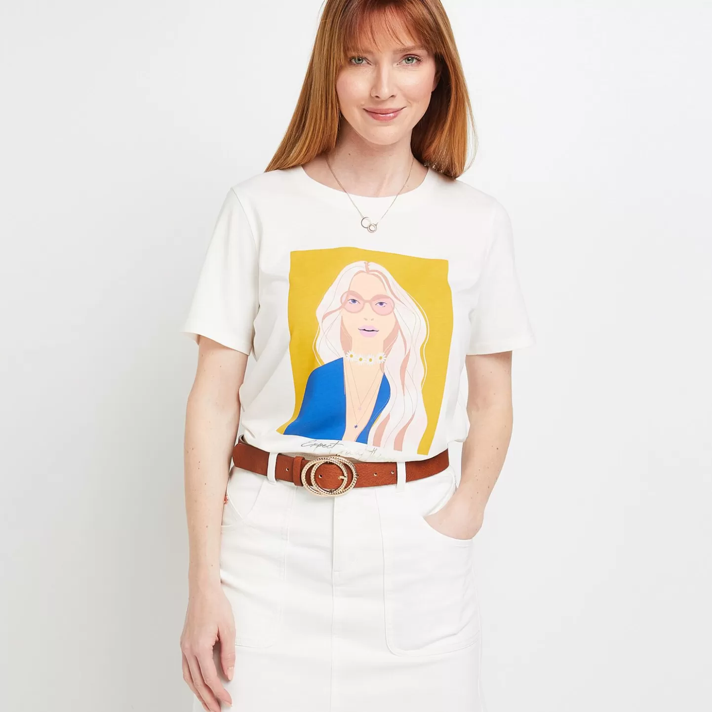 Grain de Malice Tshirt Print Femme- T-Shirts & Tops