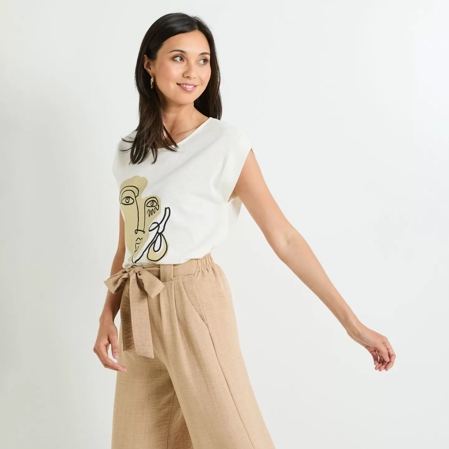 Grain de Malice Tshirt Print Femme- T-Shirts & Tops