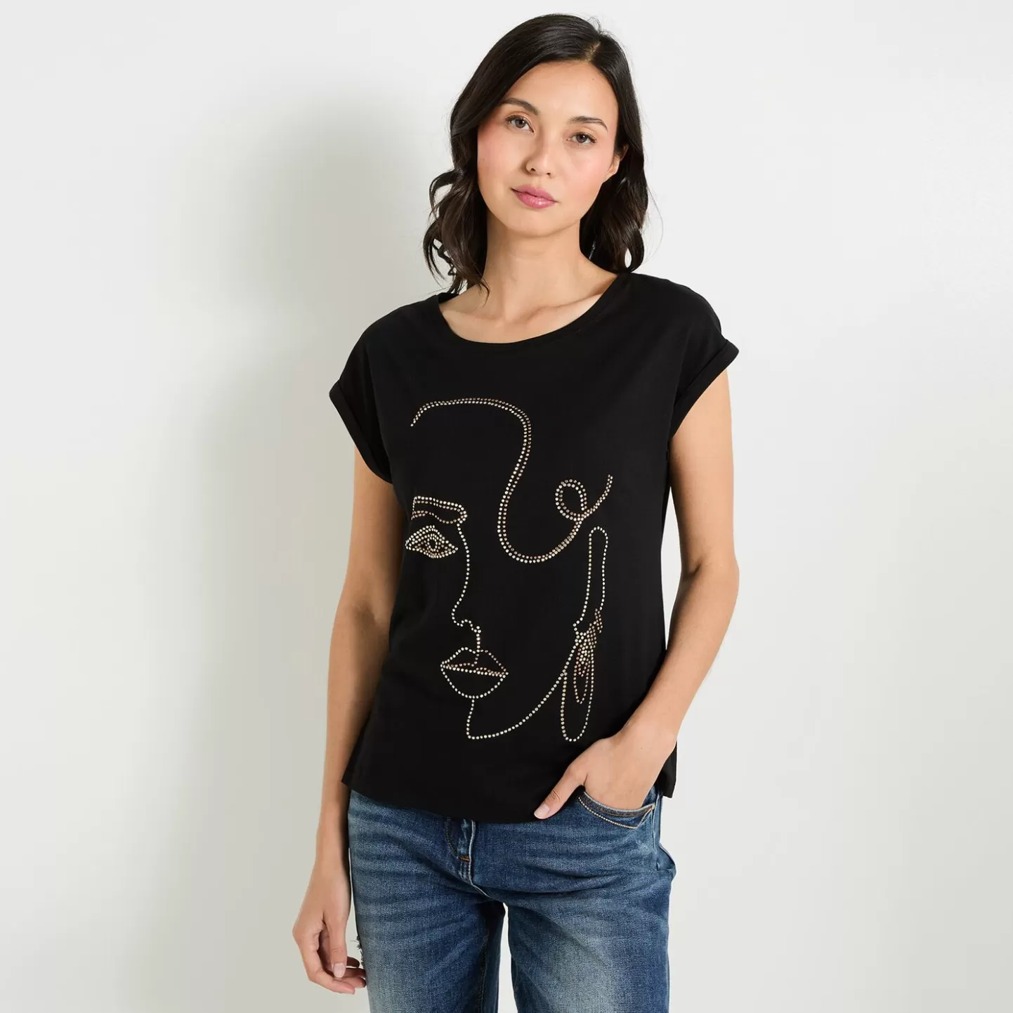 Grain de Malice Tshirt Print Femme- T-Shirts & Tops