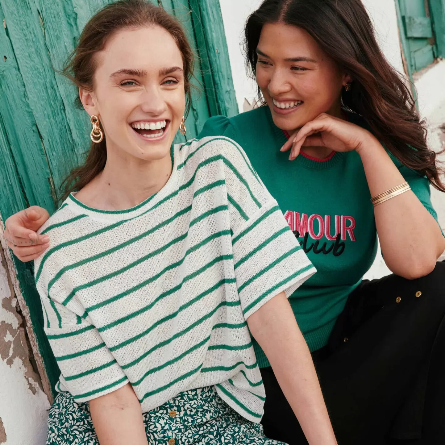 Grain de Malice Tshirt Rayé Femme- T-Shirts & Tops