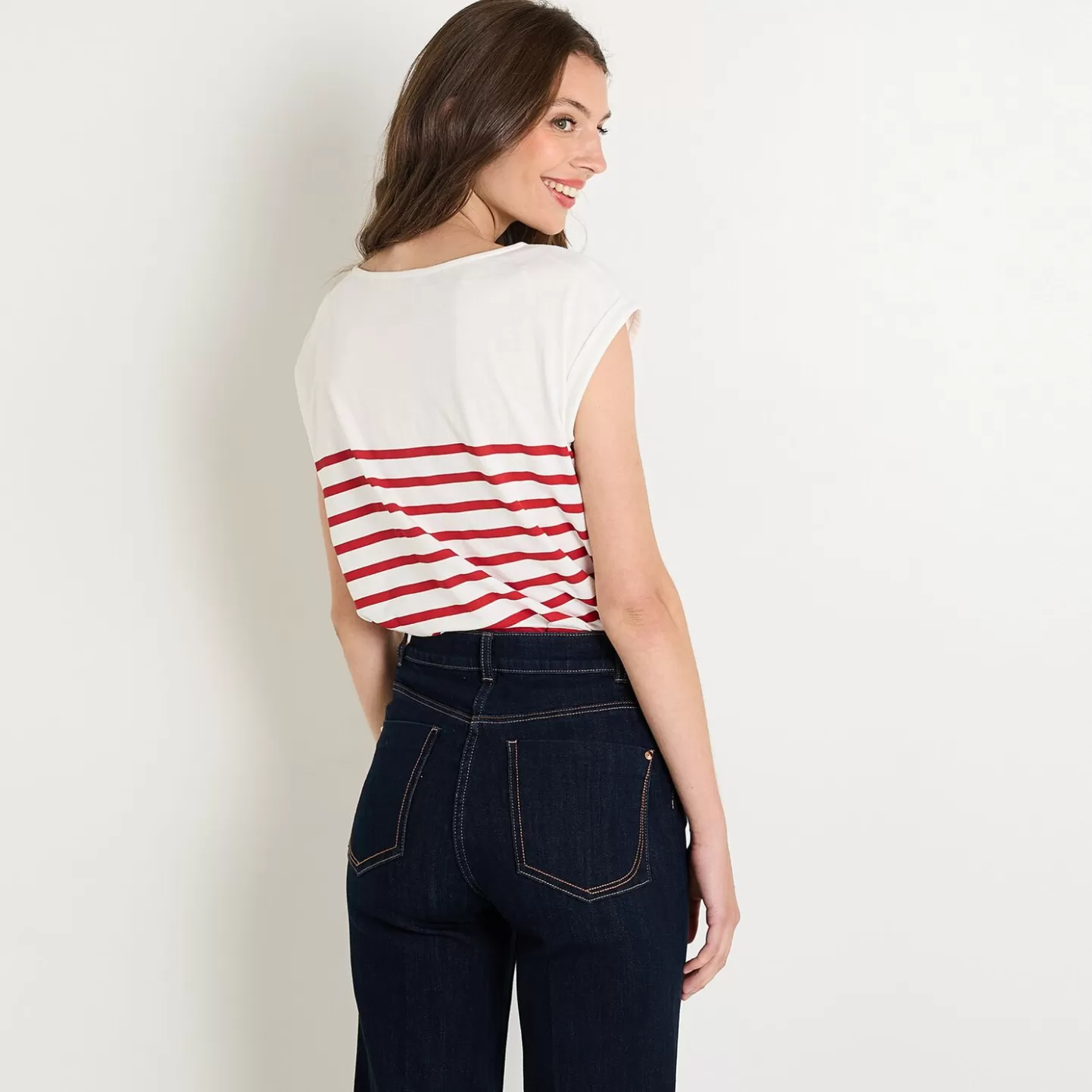 Grain de Malice Tshirt Rayé Femme- T-Shirts & Tops