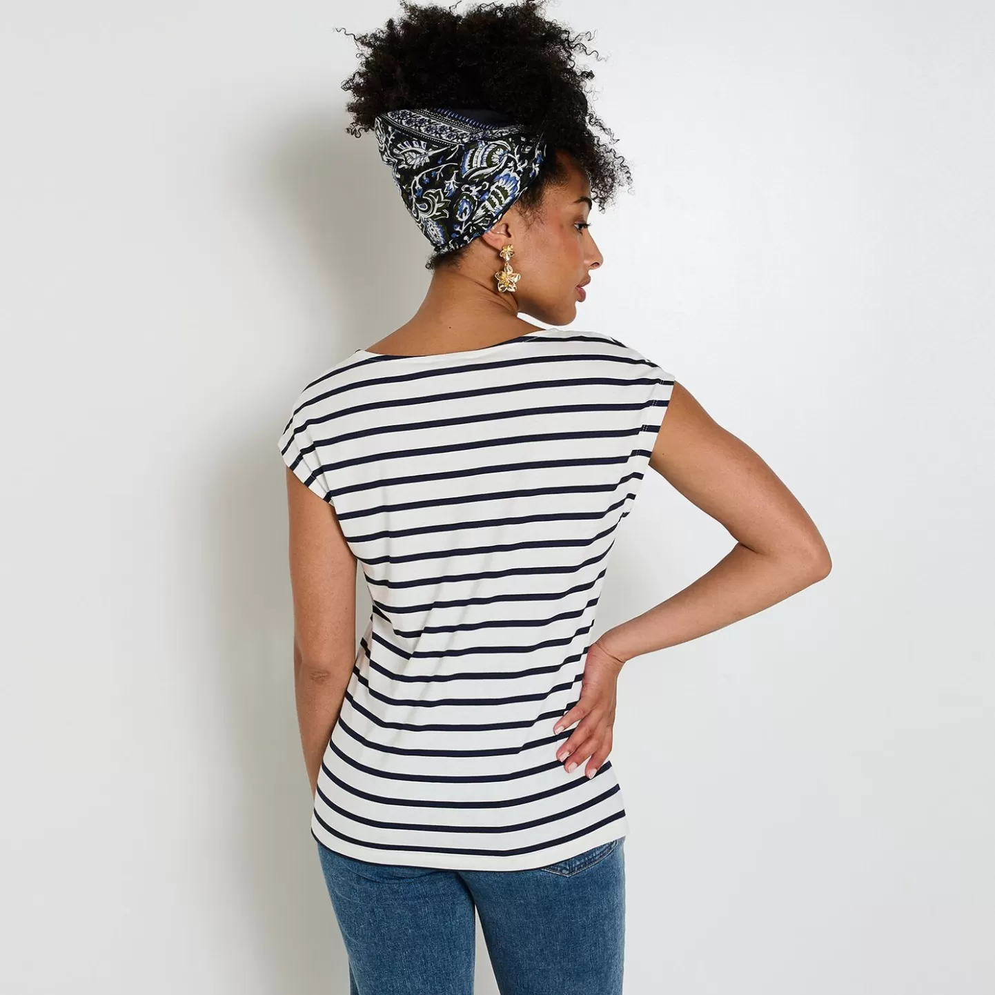 Grain de Malice Tshirt Rayé Femme- T-Shirts & Tops