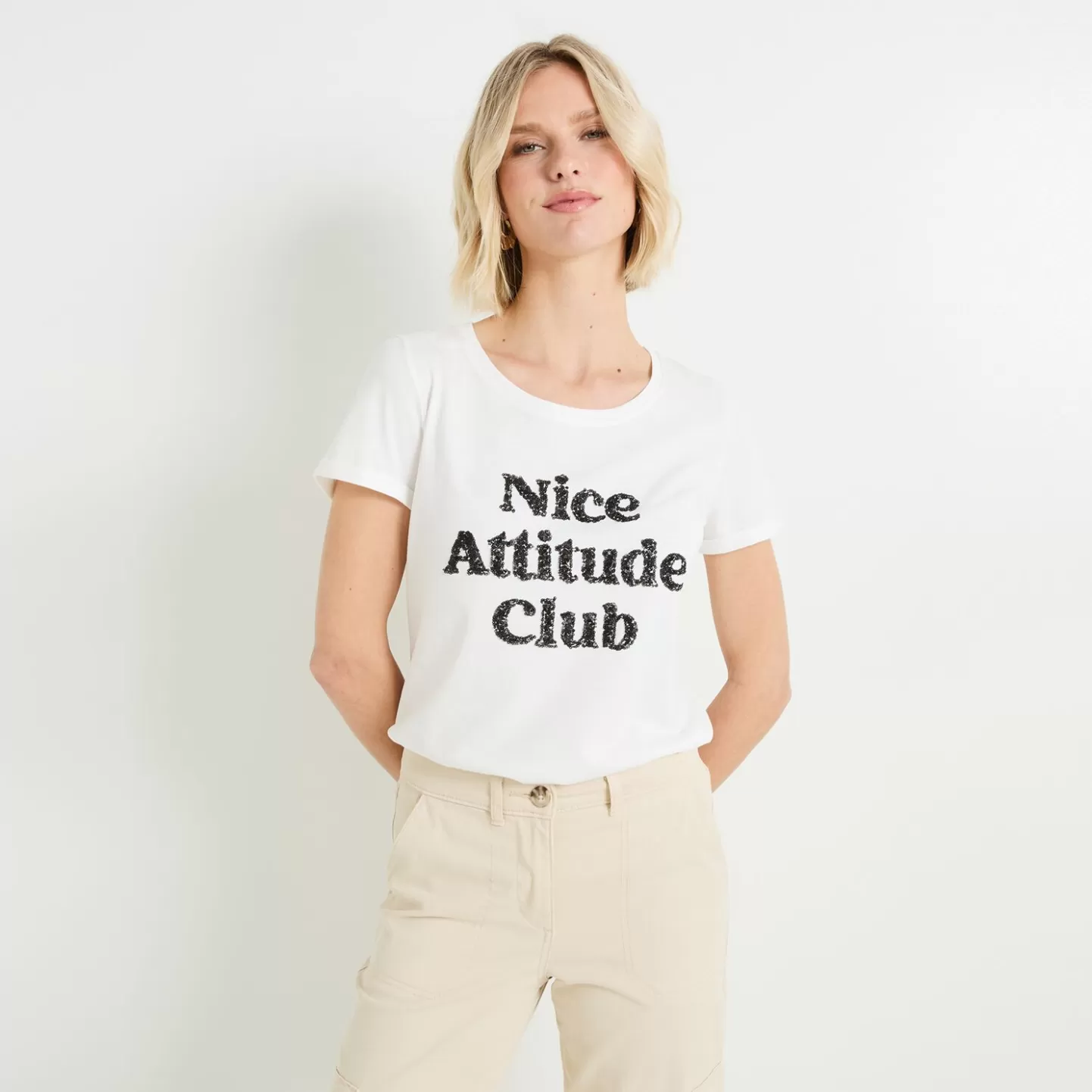 Grain de Malice Tshirt Sequins Femme- T-Shirts & Tops