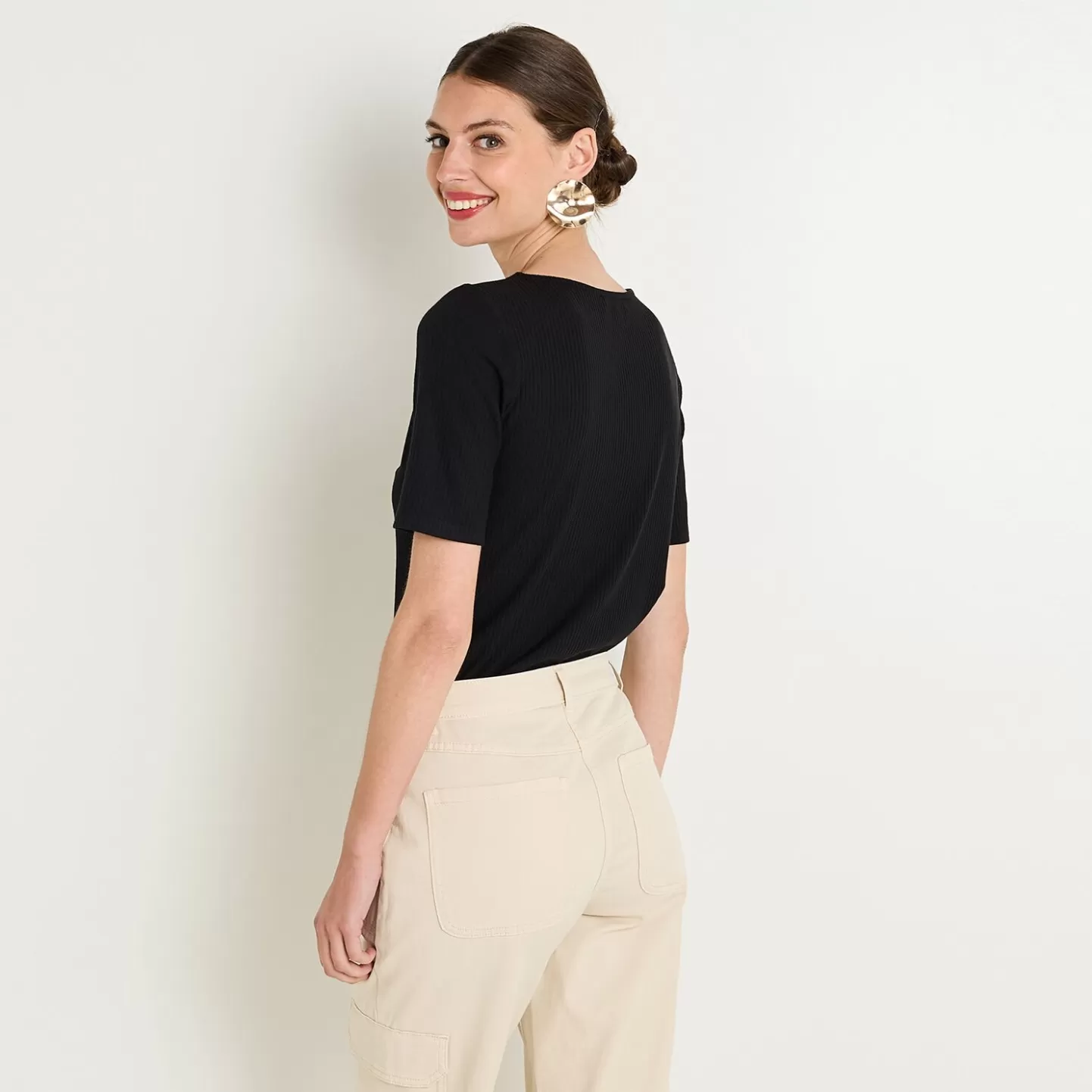 Grain de Malice Tshirt Uni Femme- T-Shirts & Tops