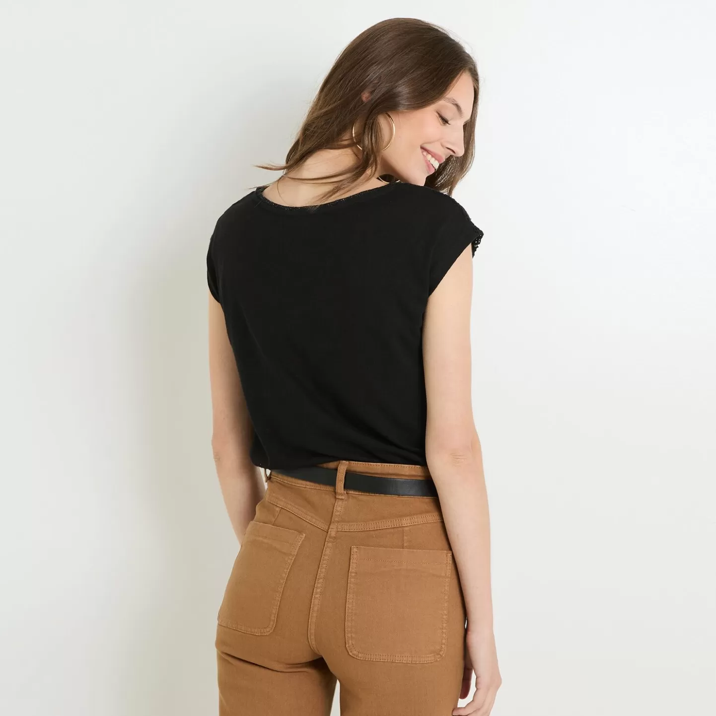 Grain de Malice Tshirt Uni Femme- T-Shirts & Tops
