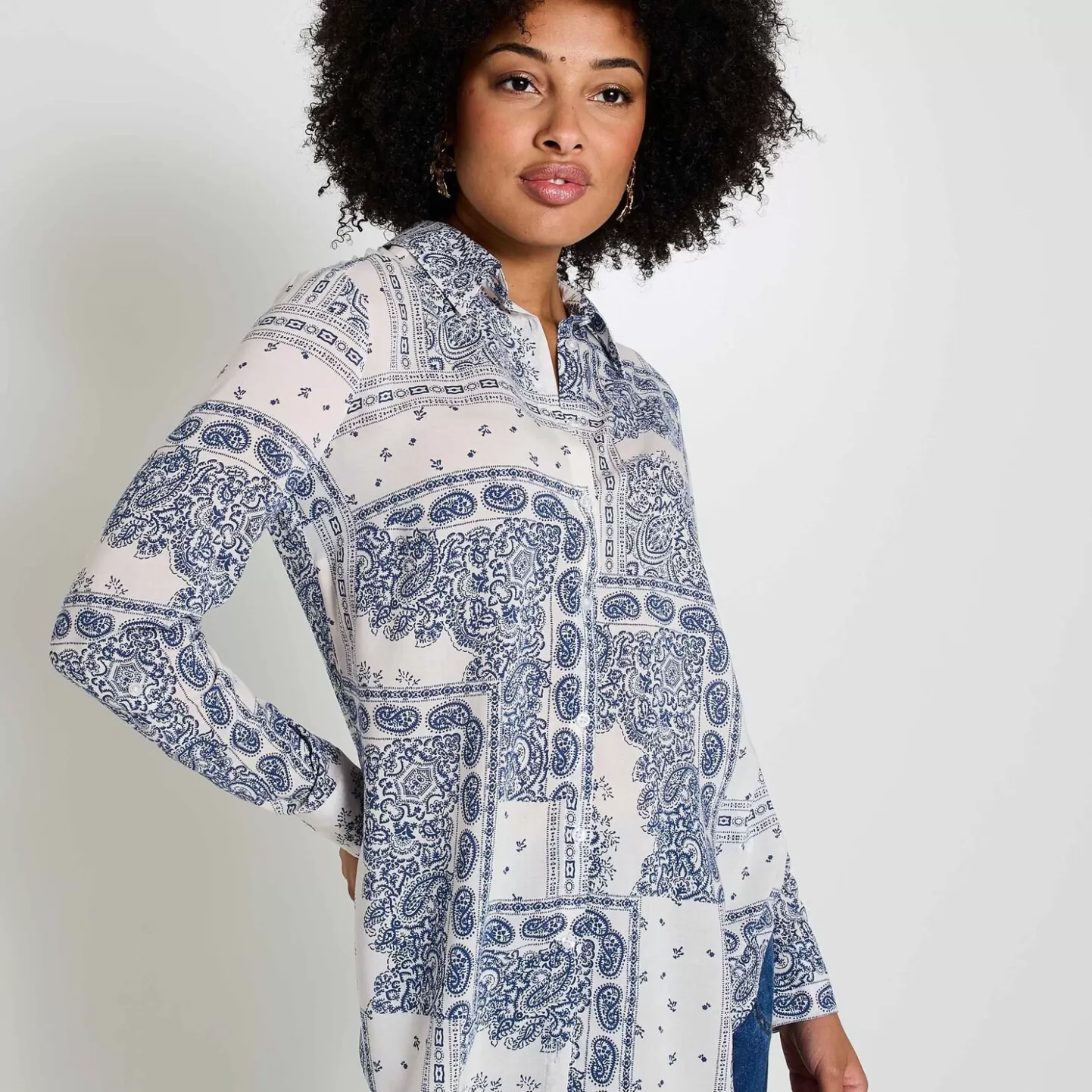 Grain de Malice Tunique Imprimée Femme- Chemisiers & Blouses