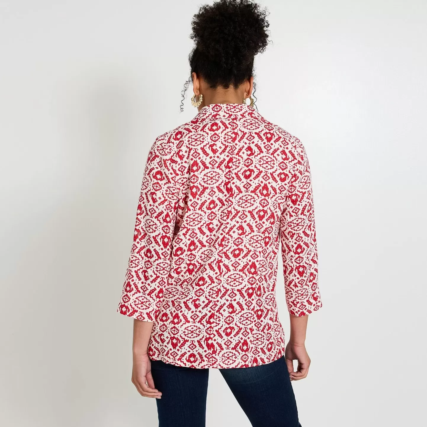 Grain de Malice Veste Blazer Imprimée Femme- Vestes & Blousons