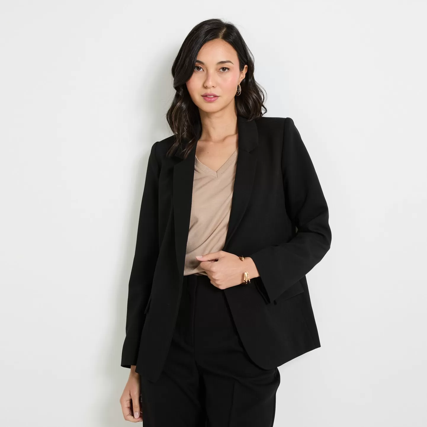 Grain de Malice Veste Col Tailleur Femme- Vestes & Blousons