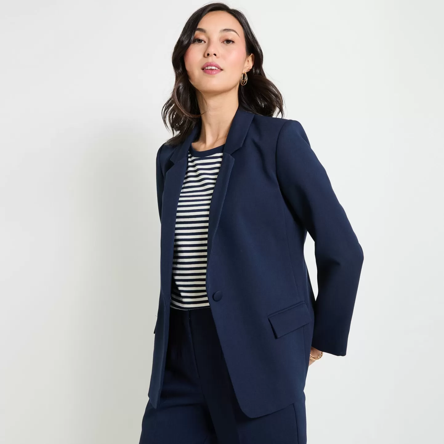 Grain de Malice Veste Col Tailleur Femme- Vestes & Blousons