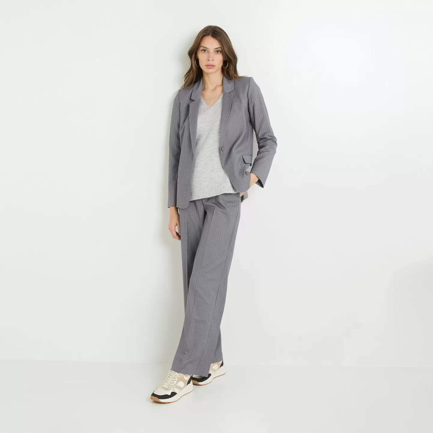Grain de Malice Veste Col Tailleur Femme- Vestes & Blousons