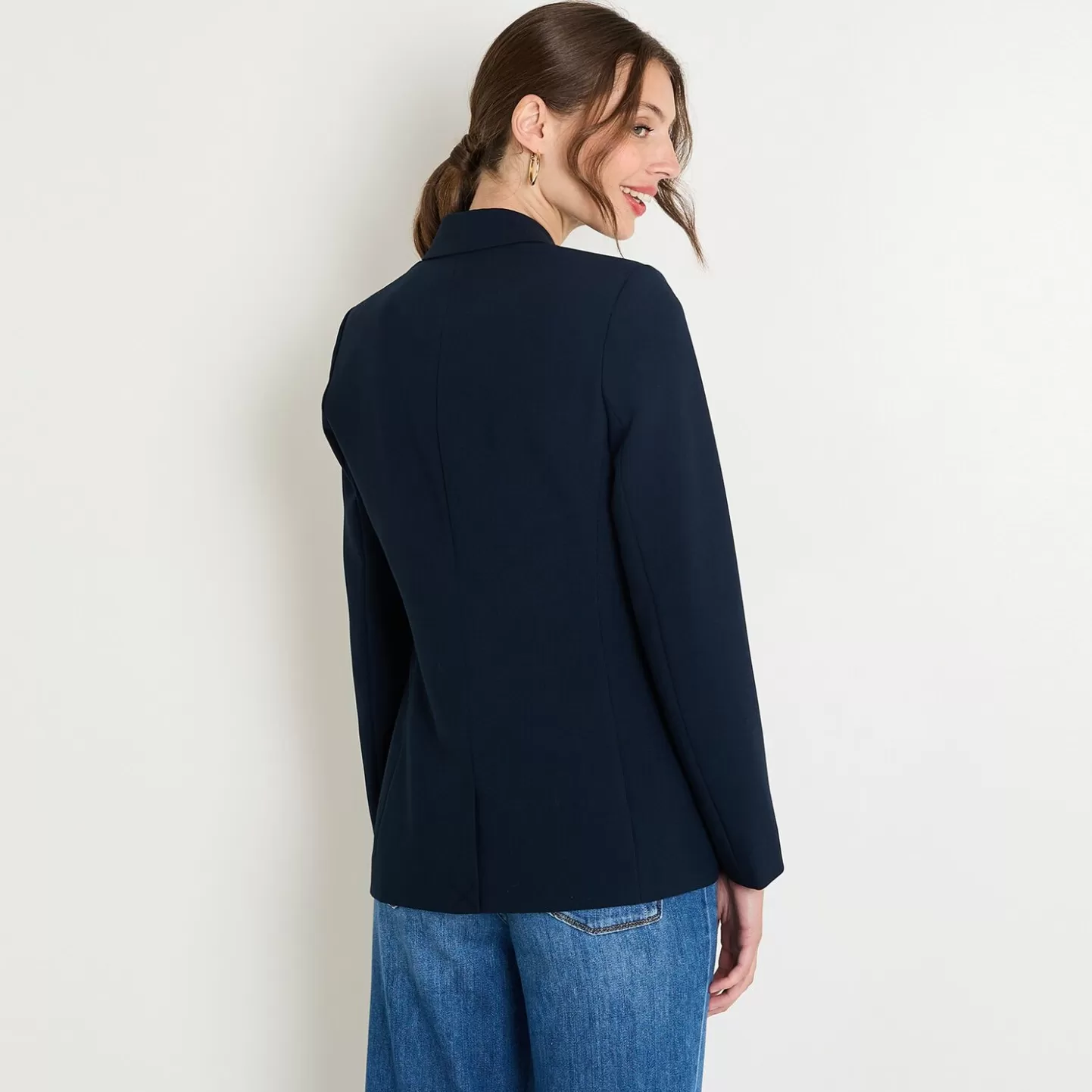 Grain de Malice Veste Col Tailleur Femme- Vestes & Blousons