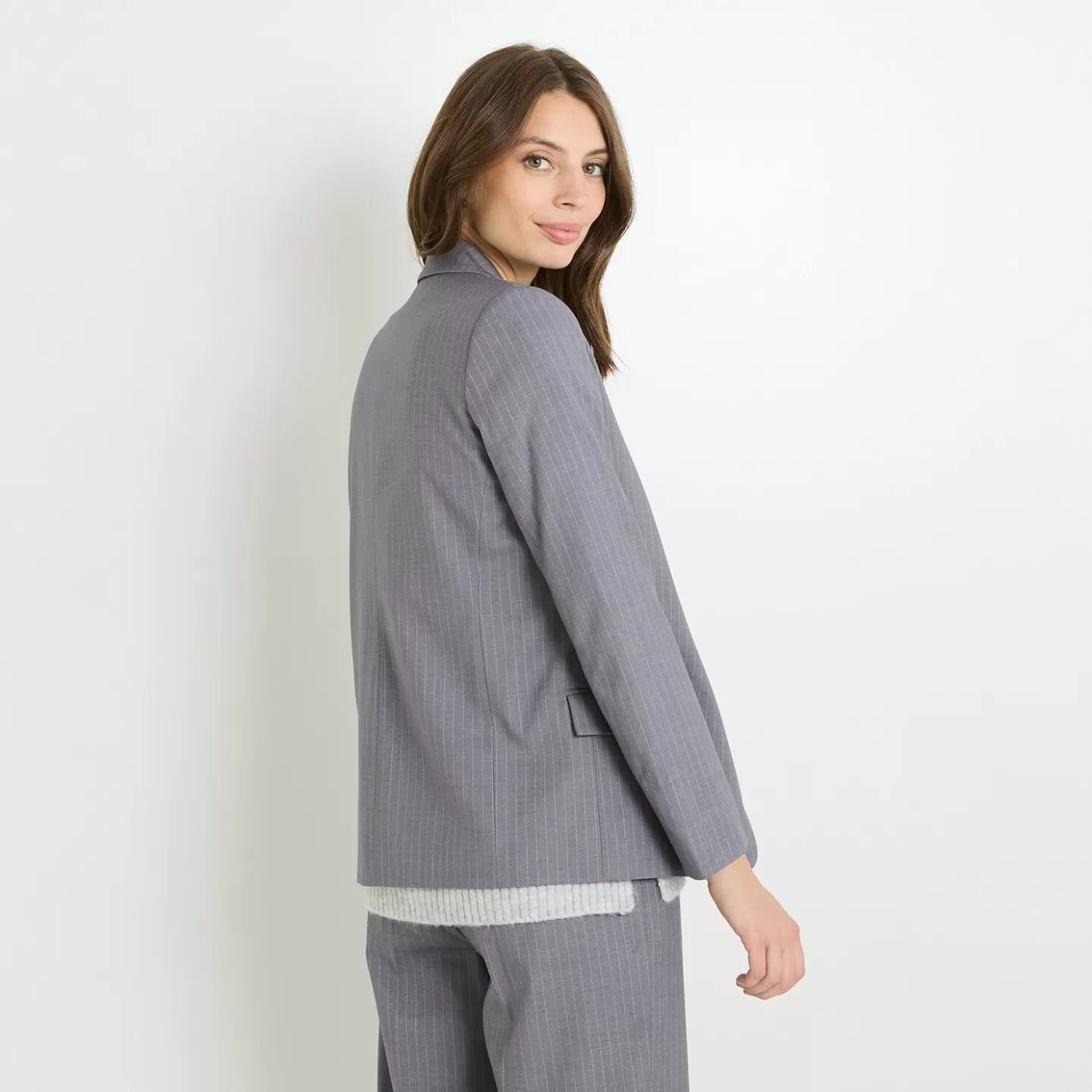 Grain de Malice Veste Col Tailleur Femme- Vestes & Blousons