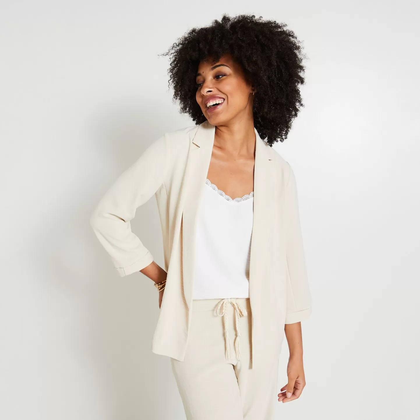 Grain de Malice Veste Fluide Femme- Vestes & Blousons