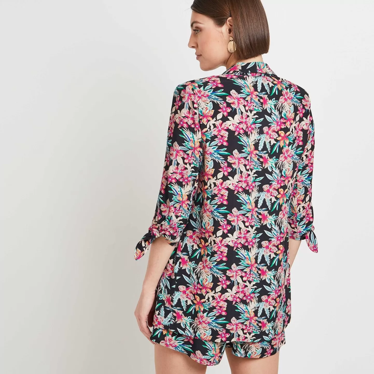 Grain de Malice Veste Fluide Imprimée Femme- Vestes & Blousons