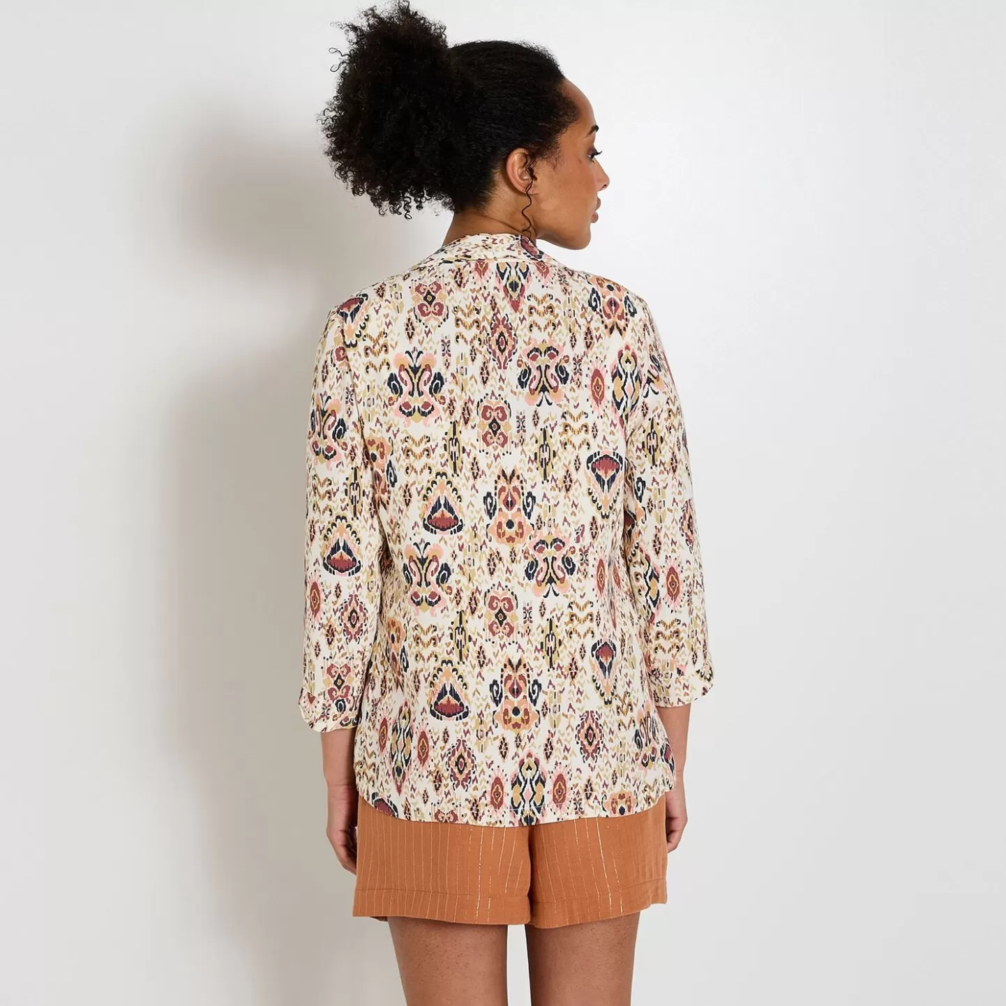 Grain de Malice Veste Fluide Imprimée Femme- Vestes & Blousons