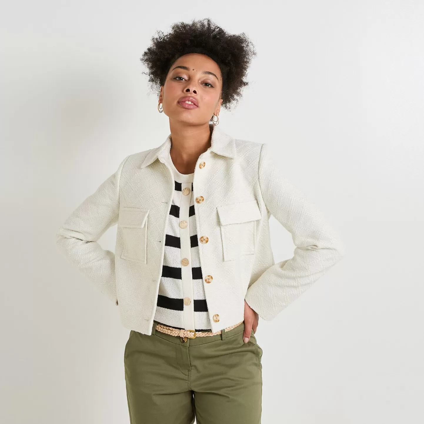 Grain de Malice Veste Manches Longues Femme- Vestes & Blousons