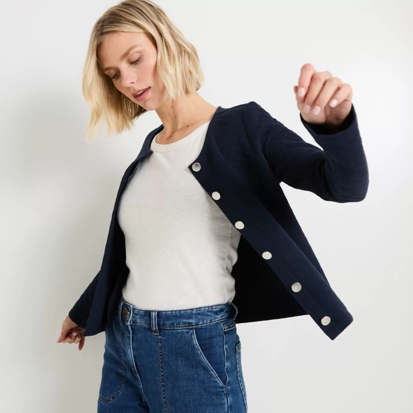 Grain de Malice Veste Manches Longues Femme- Vestes & Blousons