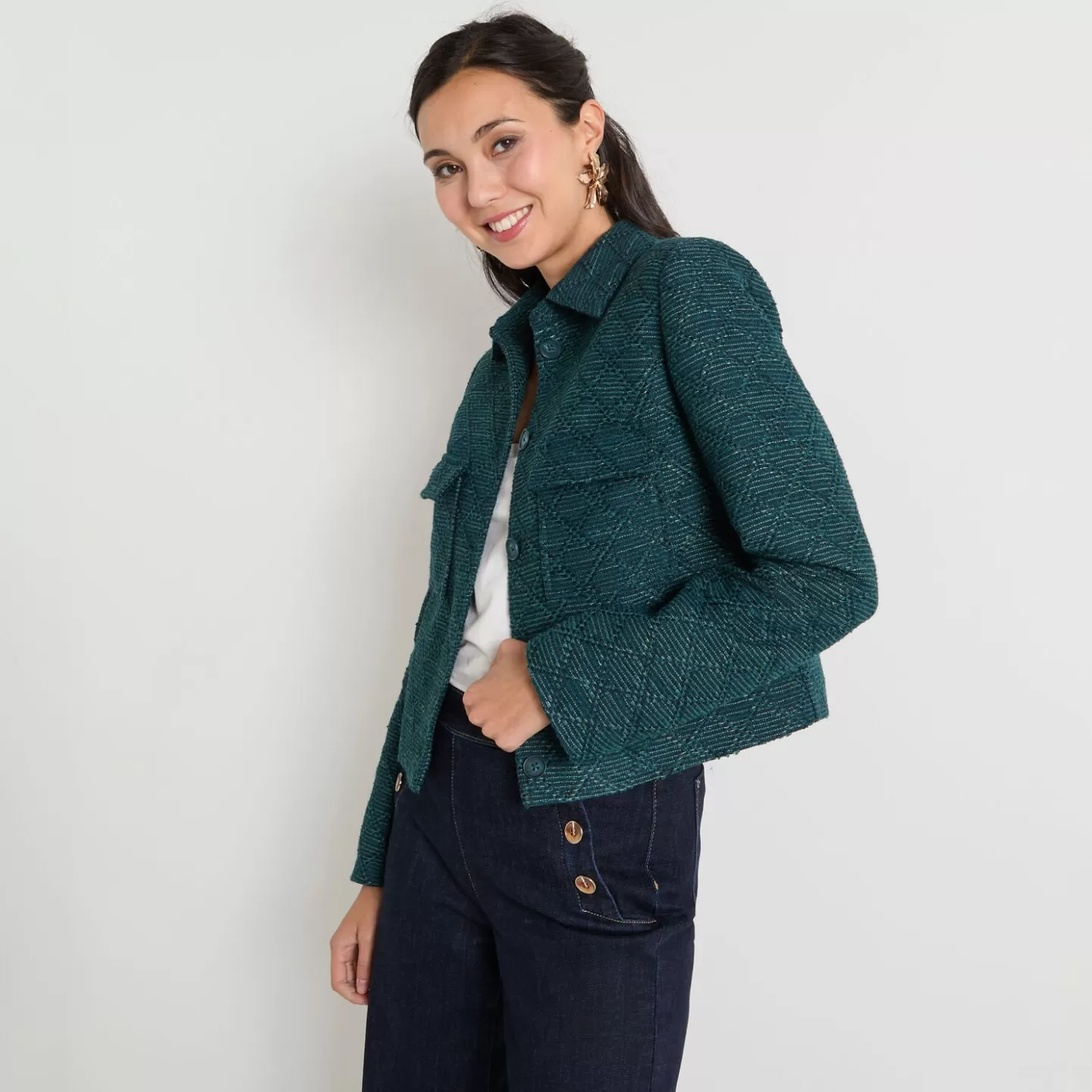 Grain de Malice Veste Manches Longues Femme- Vestes & Blousons