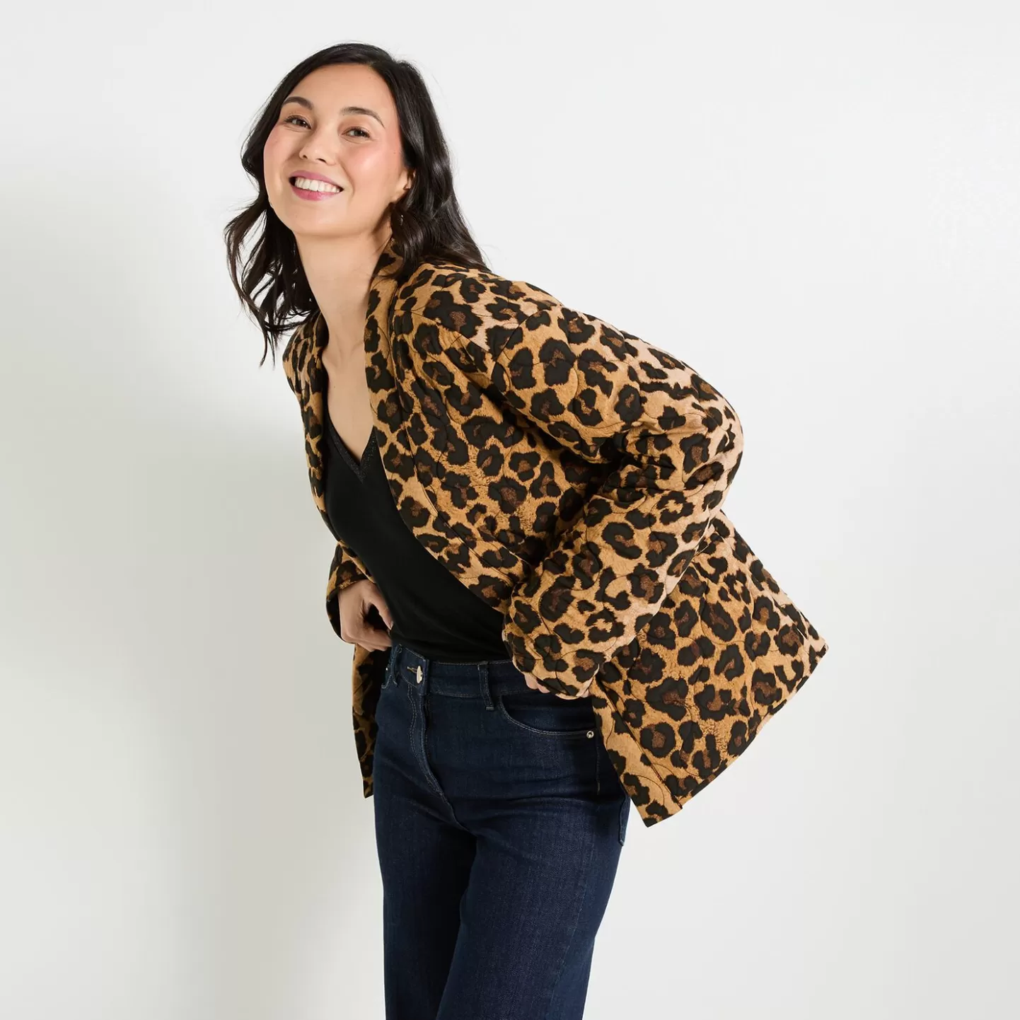Grain de Malice Veste Matelassée Imprimée Femme- Vestes & Blousons