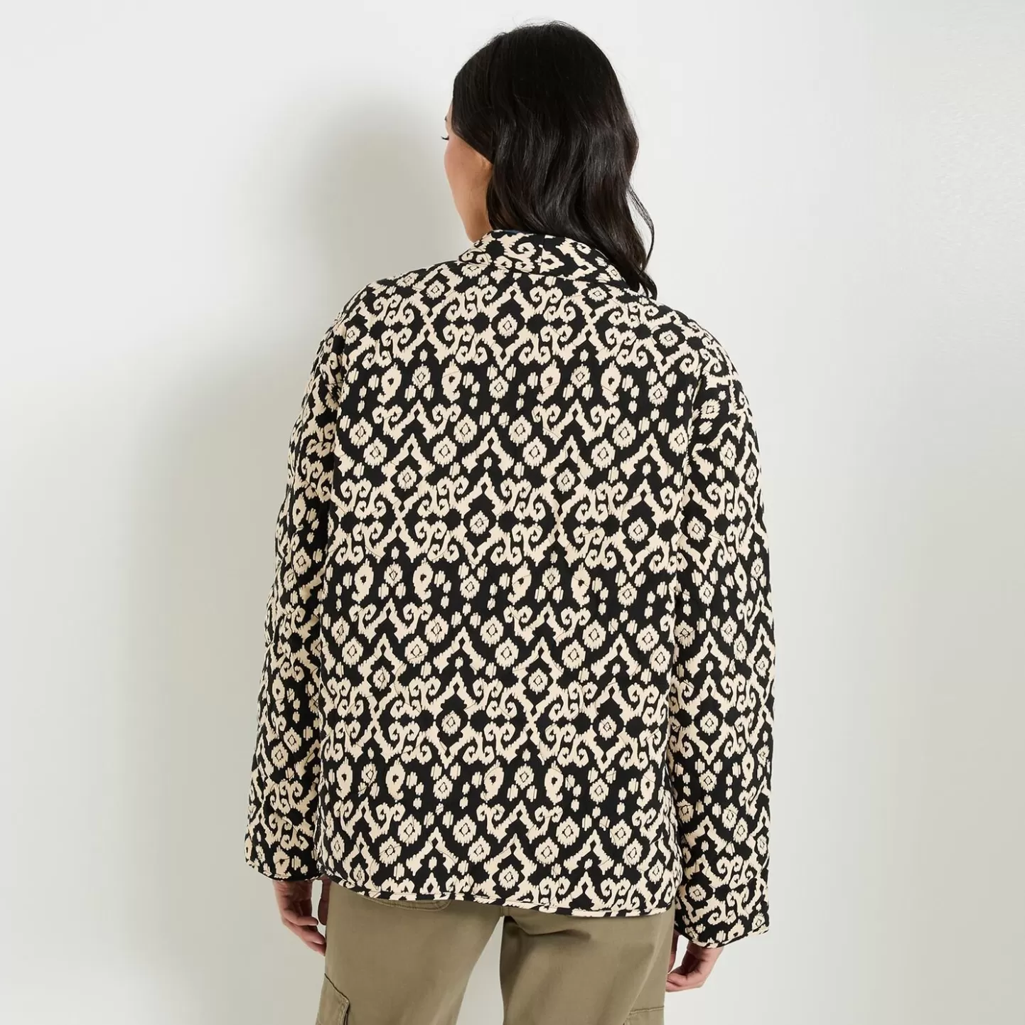 Grain de Malice Veste Matelassée Imprimée Femme- Vestes & Blousons