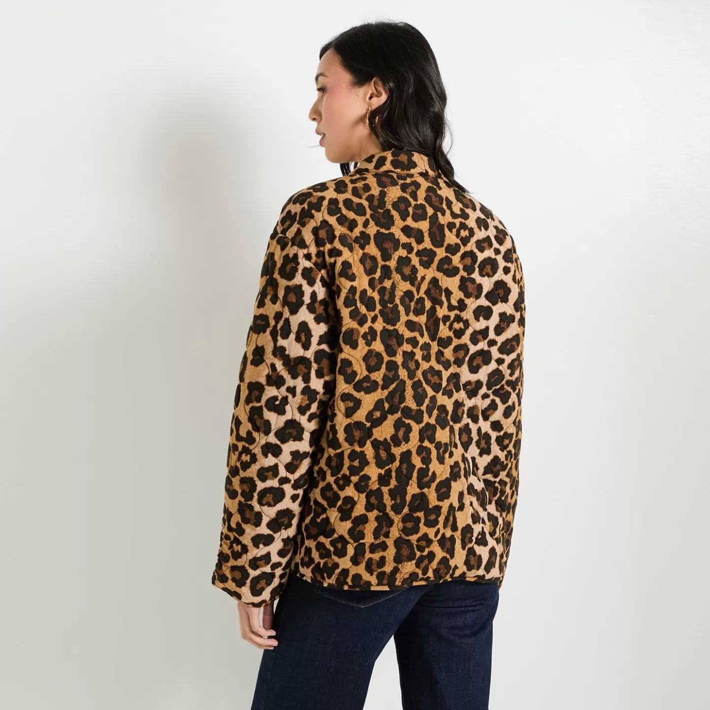 Grain de Malice Veste Matelassée Imprimée Femme- Vestes & Blousons