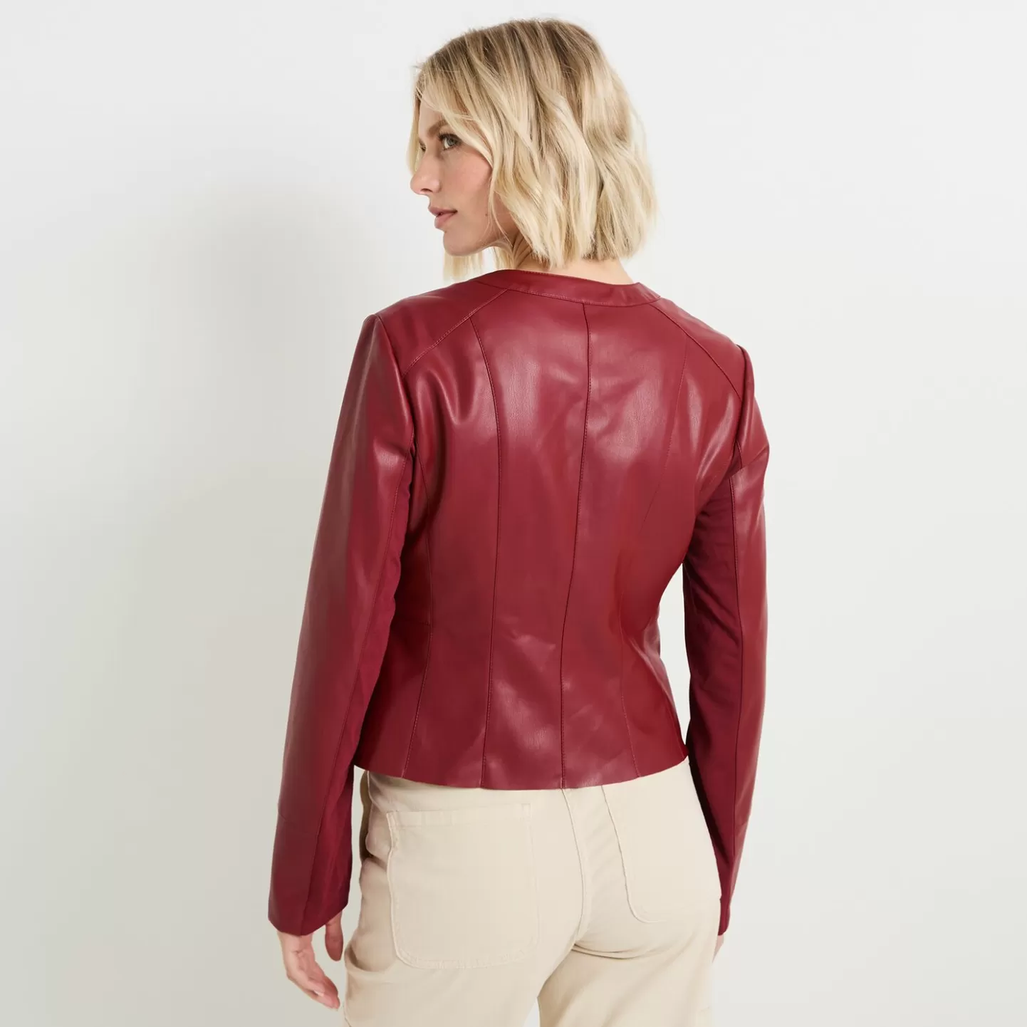Grain de Malice Veste Simili Femme- Vestes & Blousons