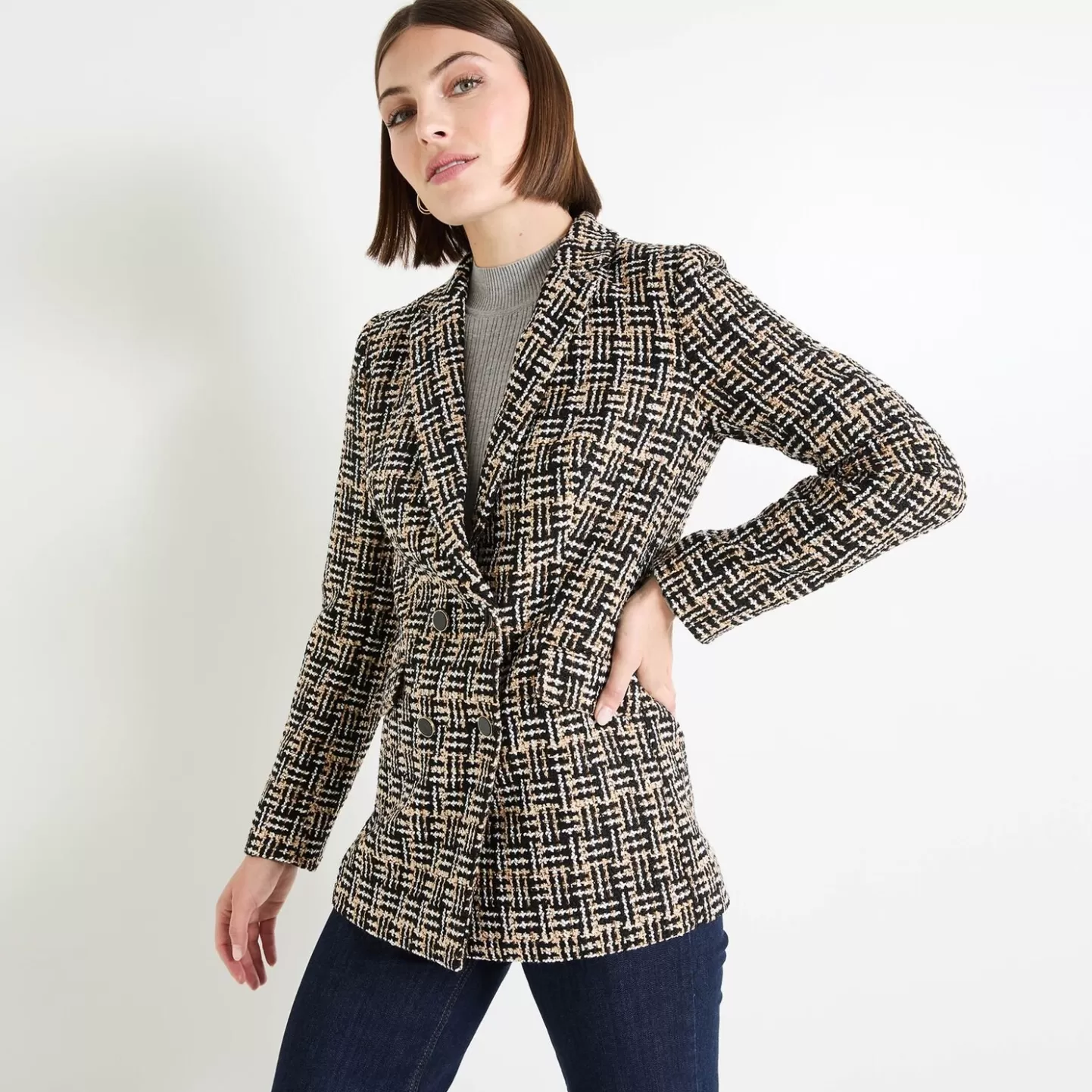 Grain de Malice Veste Tailleur Femme- Vestes & Blousons