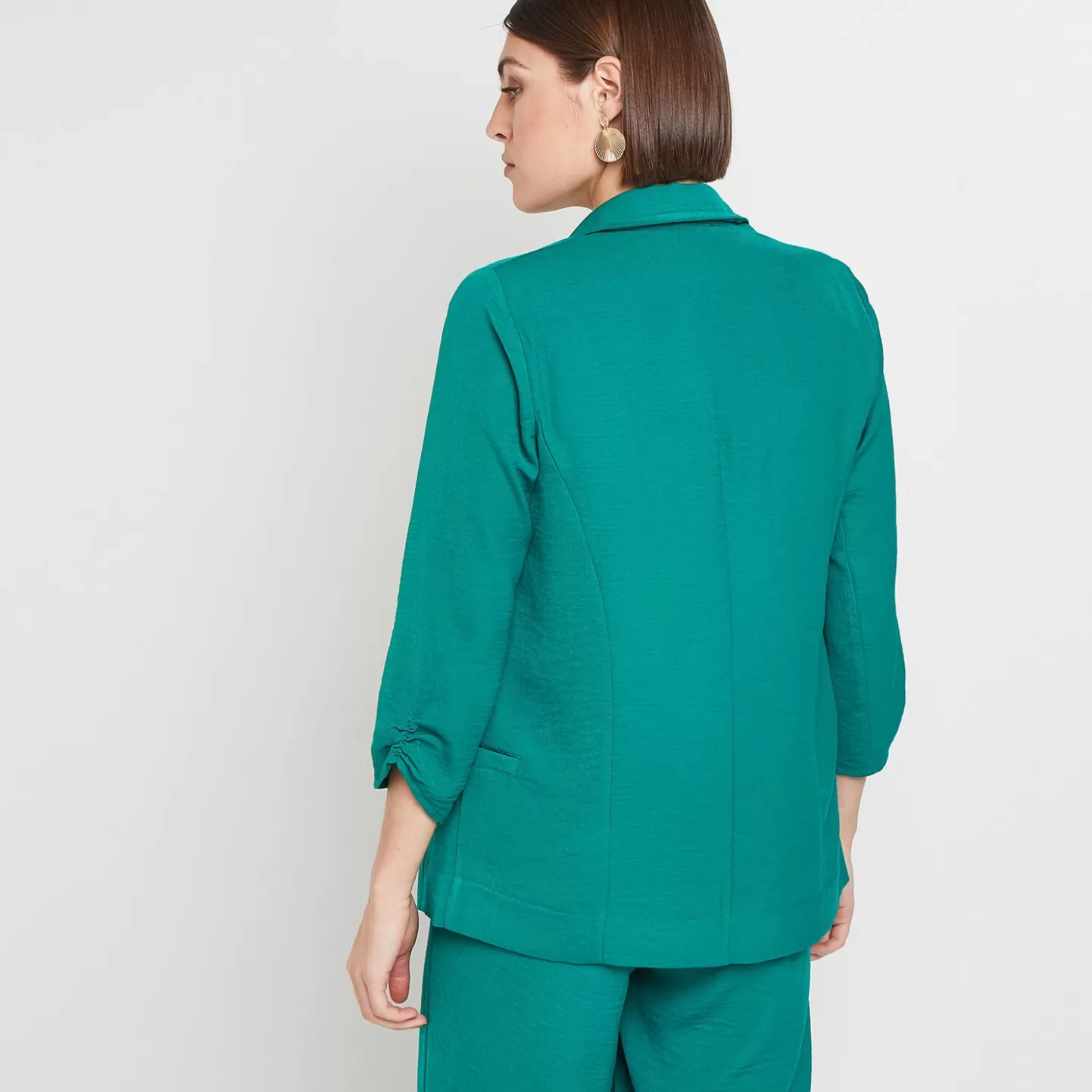 Grain de Malice Veste Tailleur Fluide Femme- Vestes & Blousons